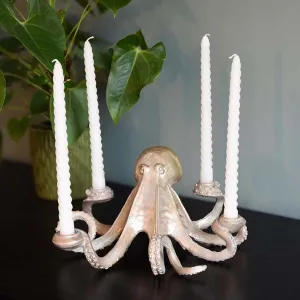 Gold Octopus Candlestick Holder kitchen essentials, utensils set
