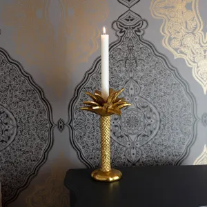 Gold Palm Tree Design- Dinning Candleholder kitchen essentials, utensils set