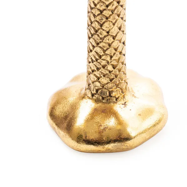 Gold Palm Tree Design- Dinning Candleholder