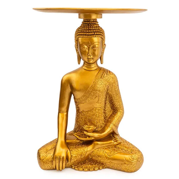 Gold Resin Buddha Table