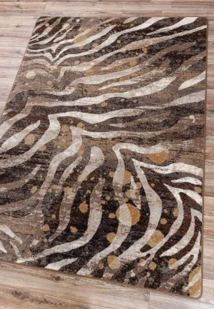 Gold Splash Zebra Print Rugs folding guest bed, rollaway bed