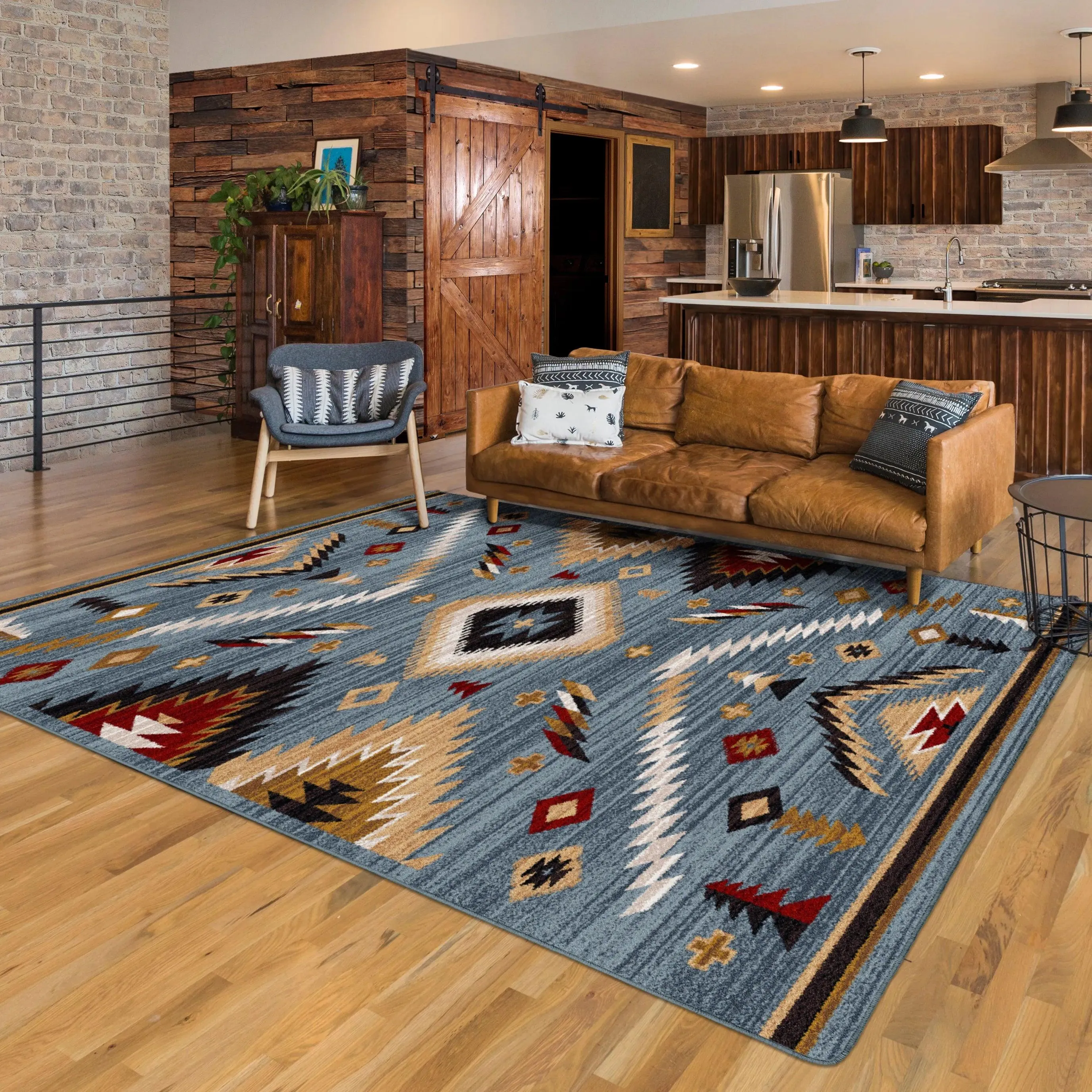 Grand Lodge Horizon Grey Stone Rugs
