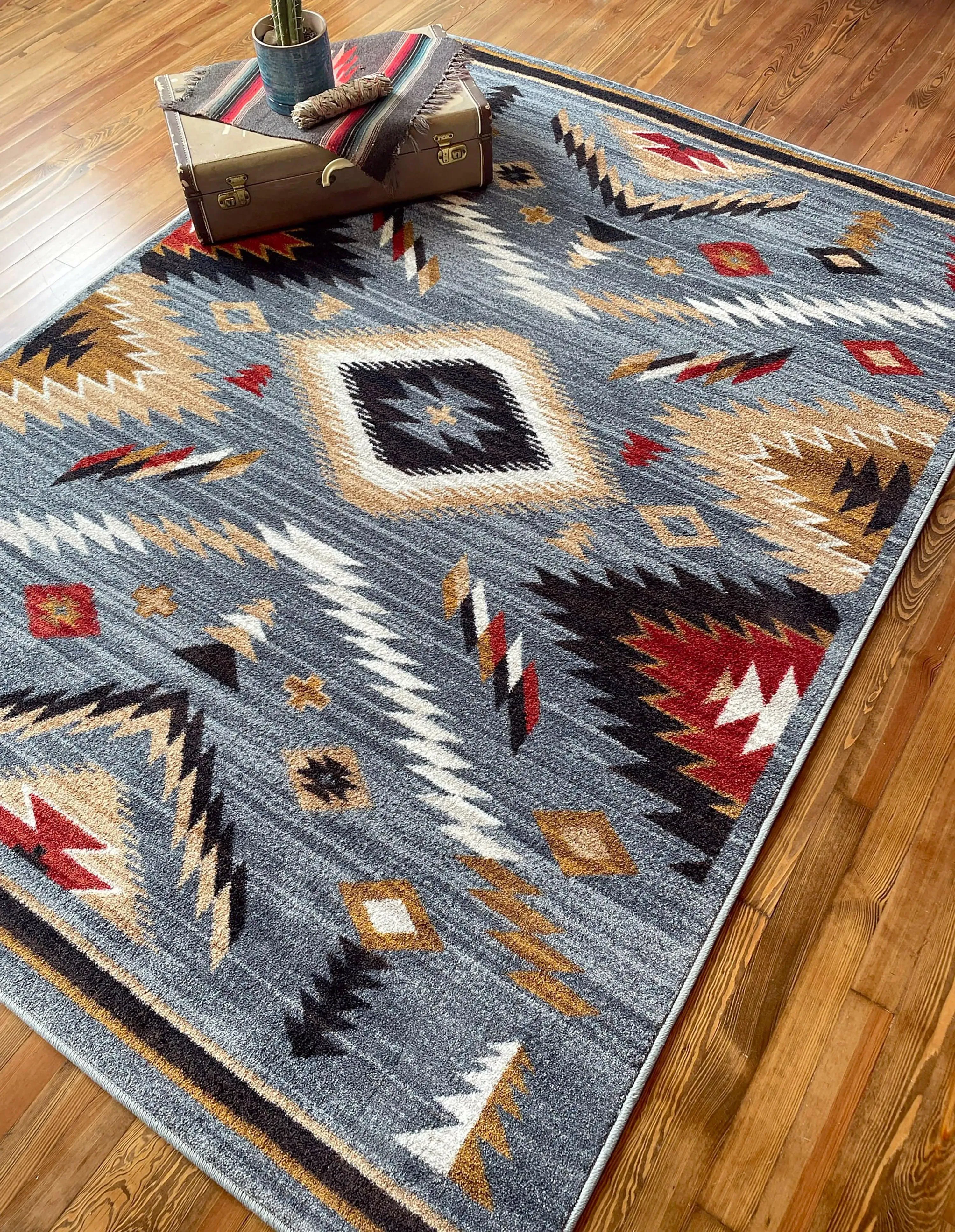 Grand Lodge Horizon Grey Stone Rugs