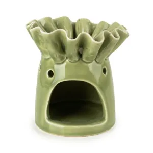 Green Ceramic Flower-Shaped Wax Melt Burner kitchen essentials, utensils set