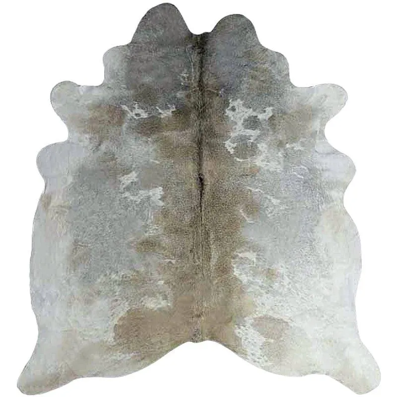 Gris Tan & Grey White Special Cowhide Rug wall decor, home accessories