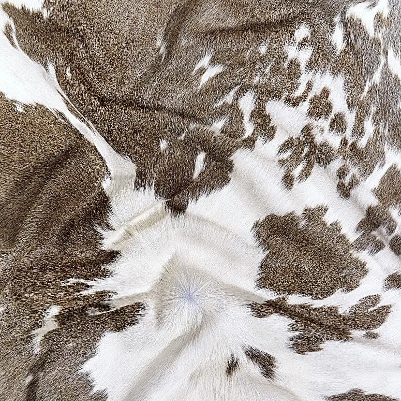 Gris Tan White Special Cowhide Rug