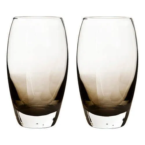 Halo/Praline Pair of large tumblers, 0.55 litre ceramic platter, appetizer tray