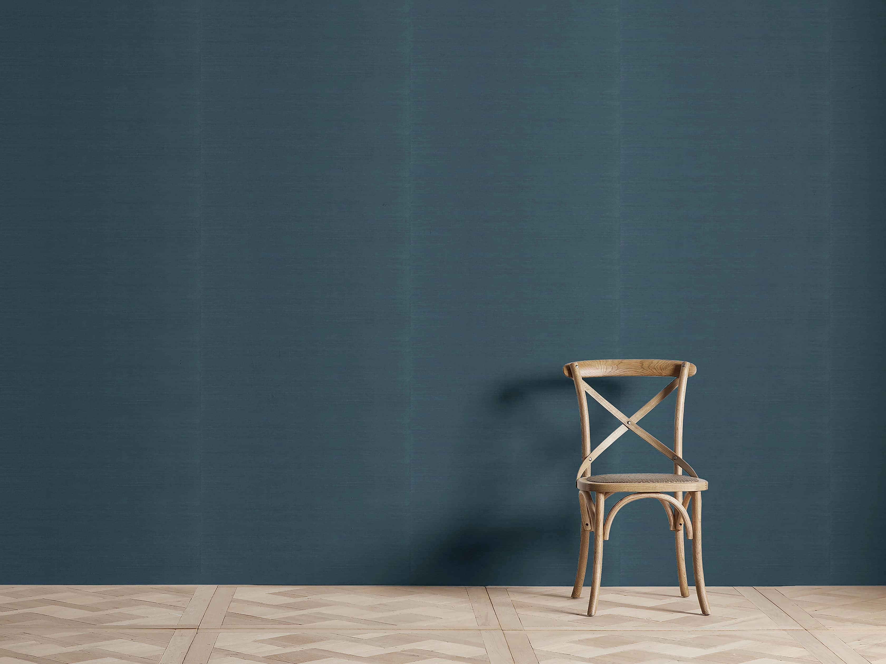 Hamden Grasscloth Wallpaper in Forest