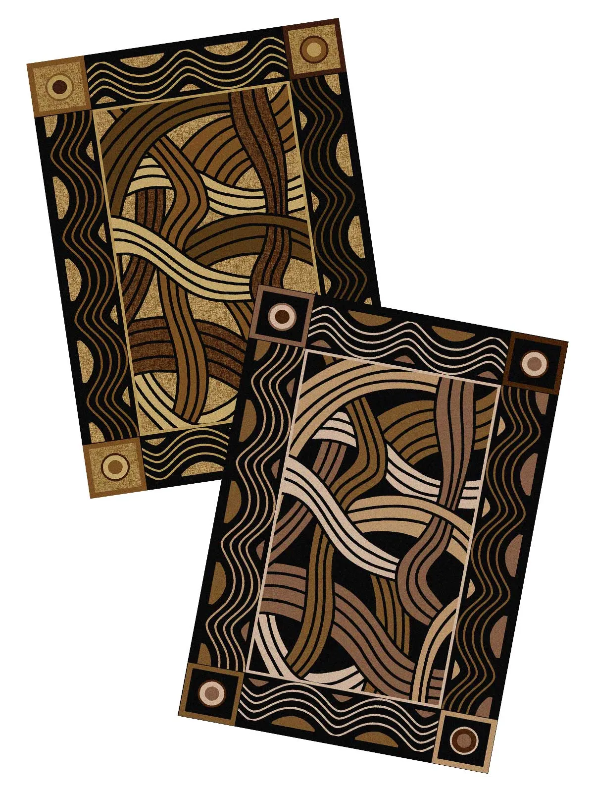 Hand Coiled Look Rugs serving tray, cheese board