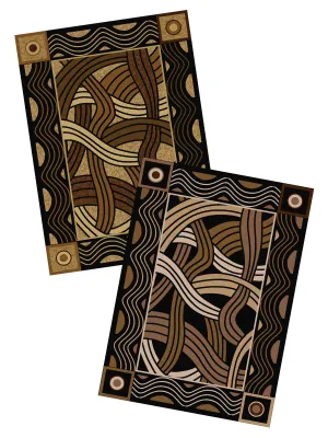 Hand Coiled Look Rugs serving tray, cheese board