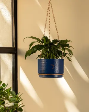 Hanging Midnight Planter dinnerware set, ceramic plates