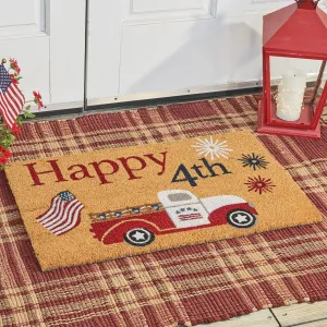 Happy 4th Doormat modern serveware, serving platter