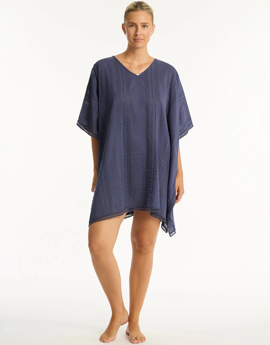 Heatwave Kaftan - Indigo