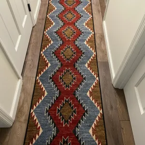 Heritage Multi Color Southwest Rugs folding guest bed, rollaway bed