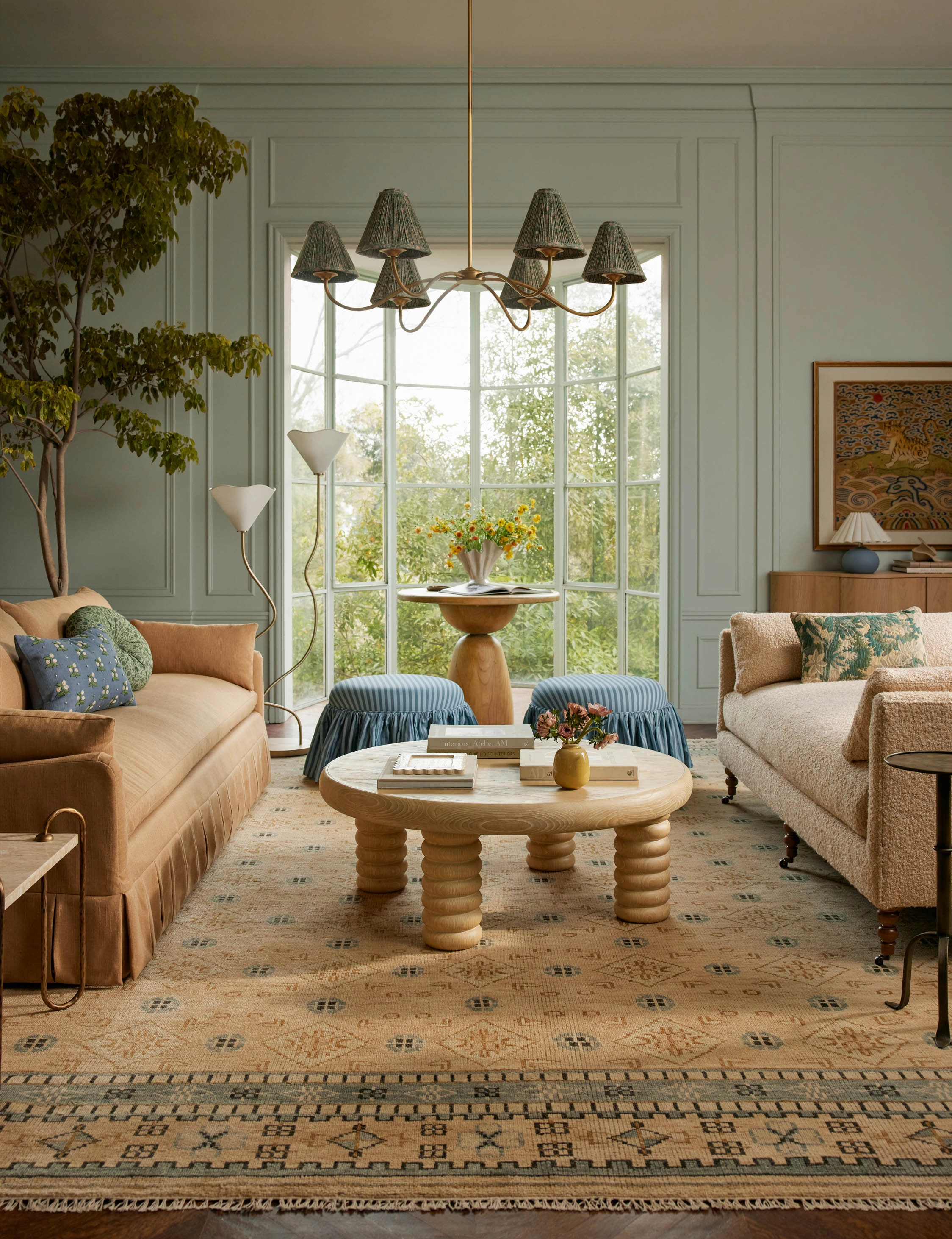 Hirsh Hand-Knotted Wool Rug