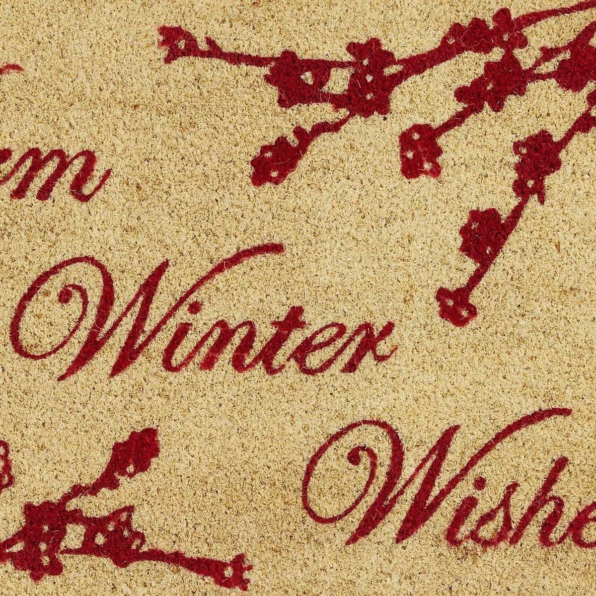 Holly Berries Christmas Doormat