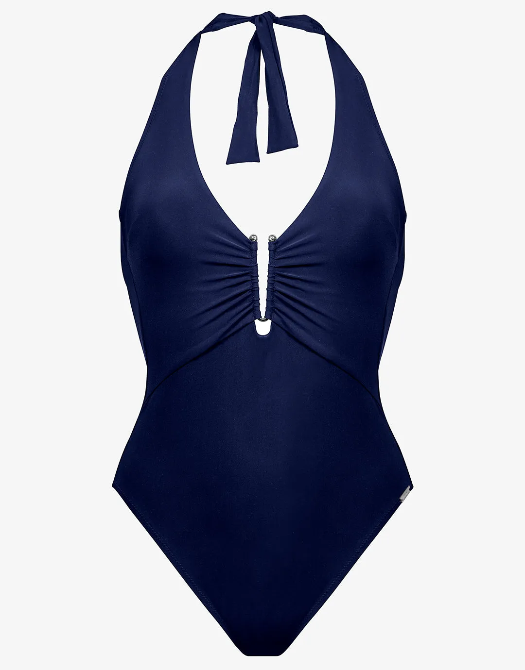 Honesty Halter Swimsuit - Navy Blue