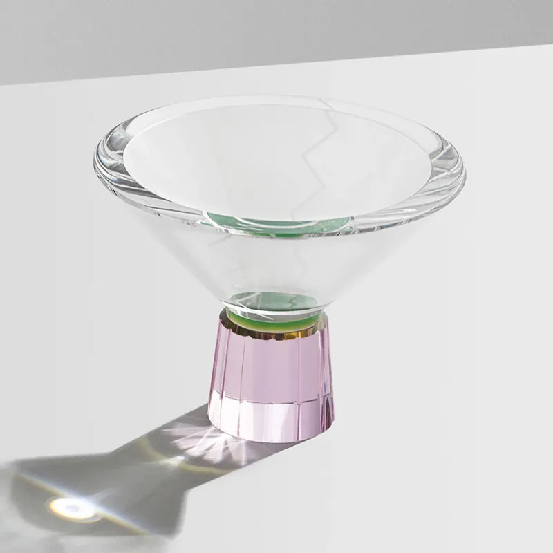 Hope Bowl Clear/Mint/Rose, 14cm