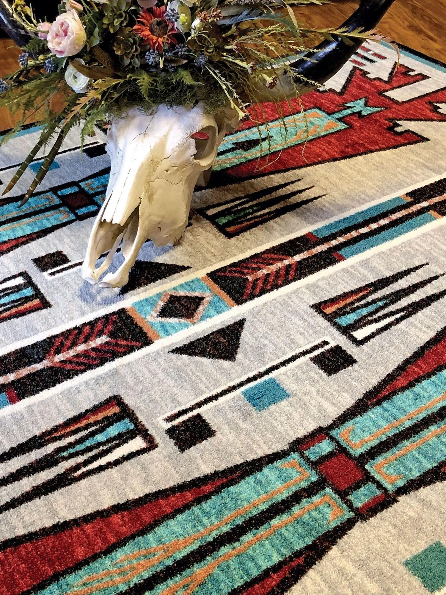 Horse Thieves Area & Accent Rugs (Turquoise)