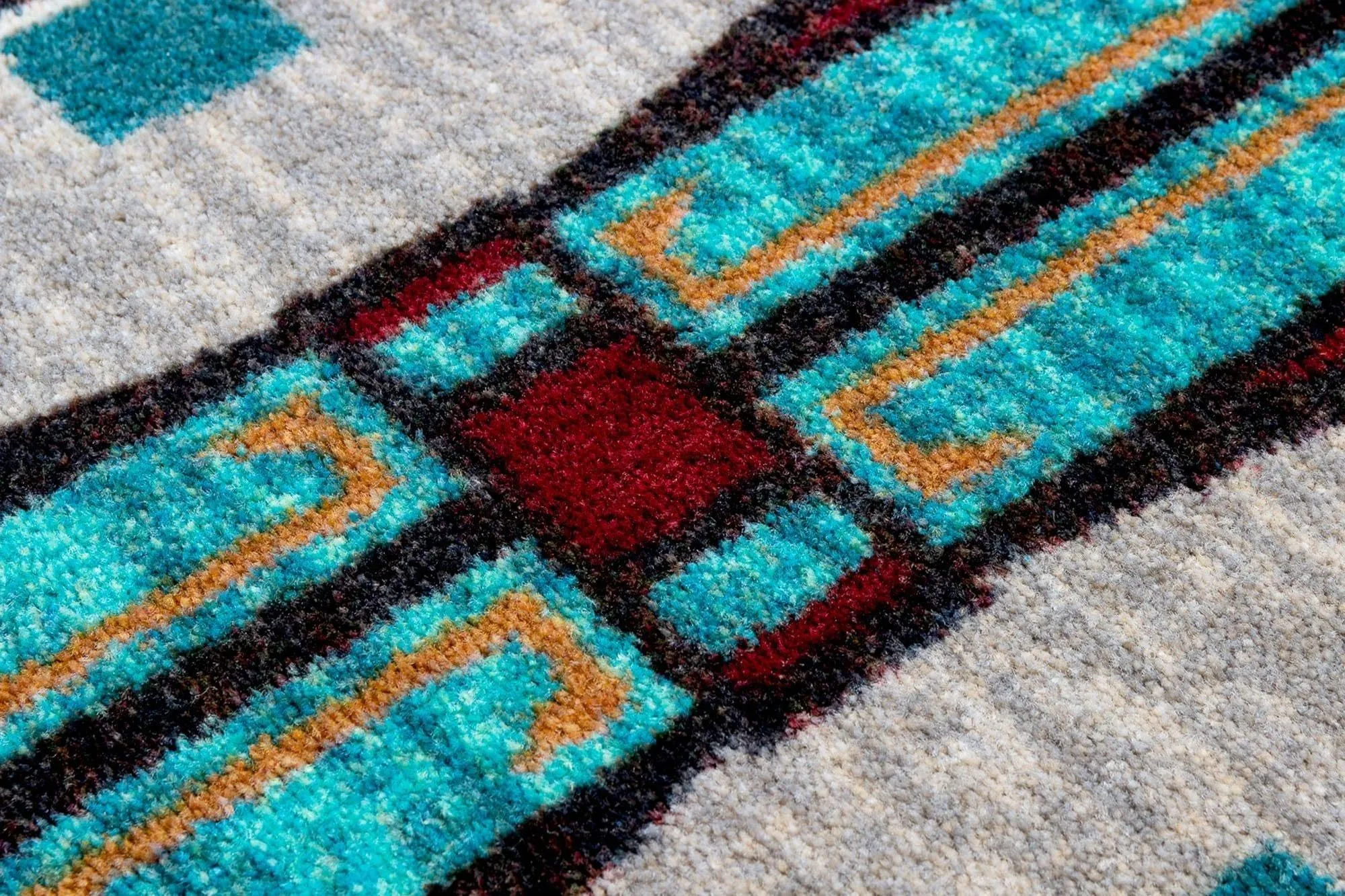 Horse Thieves Area & Accent Rugs (Turquoise)