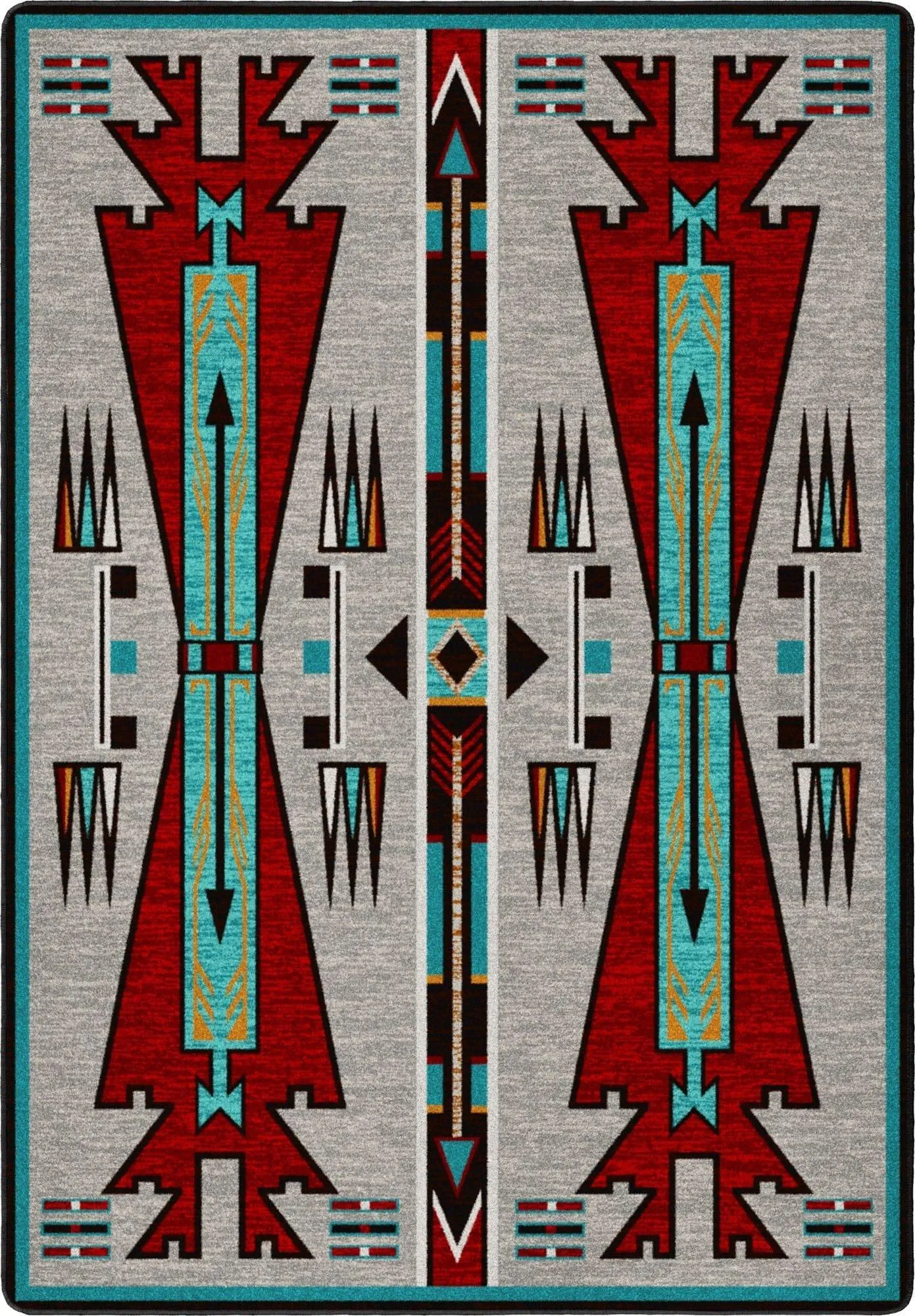 Horse Thieves Area & Accent Rugs (Turquoise)