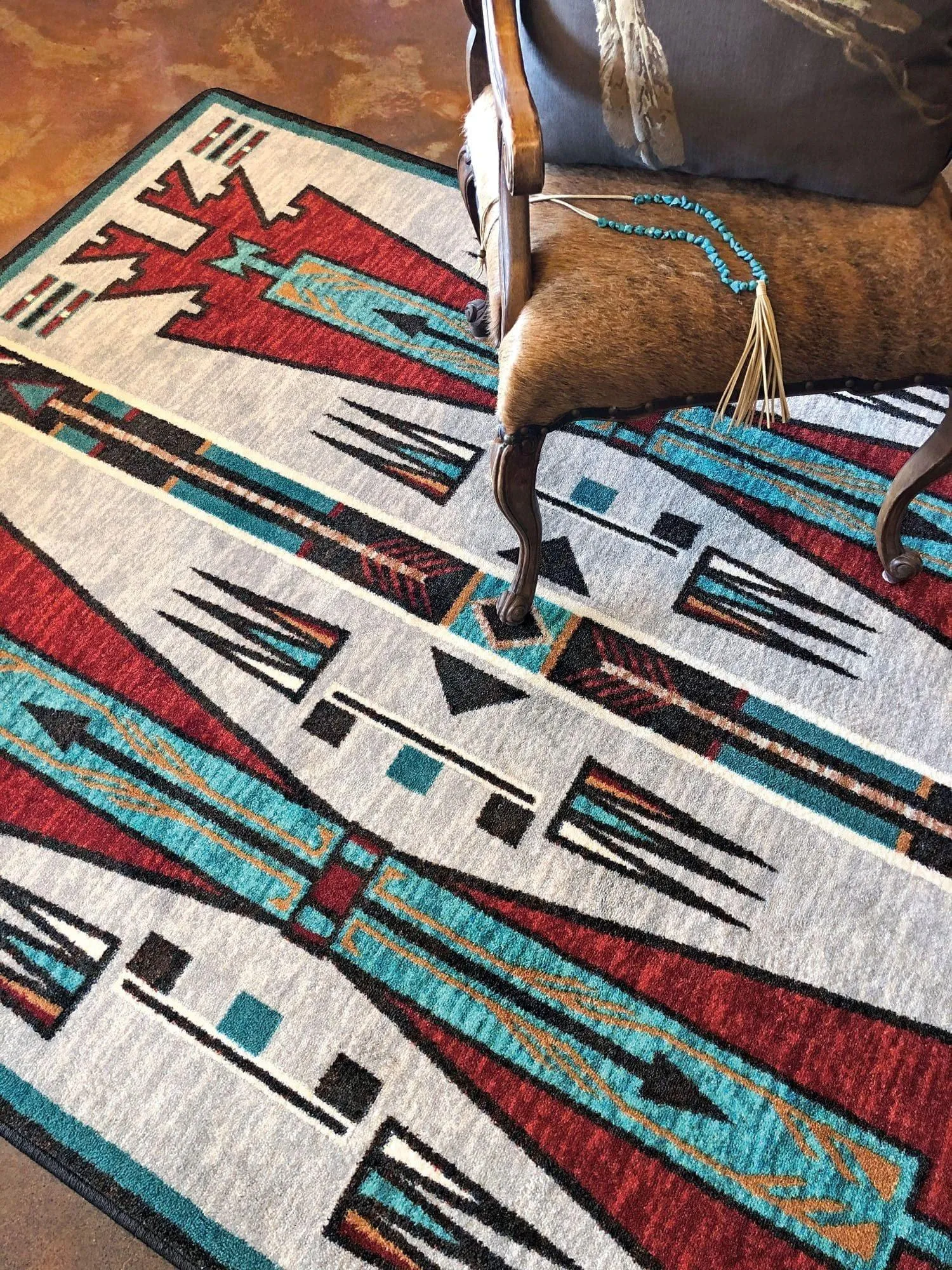 Horse Thieves Area & Accent Rugs (Turquoise)