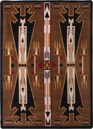 Horse Thieves Southwestern 11'x13' Rug serving tray, cheese board