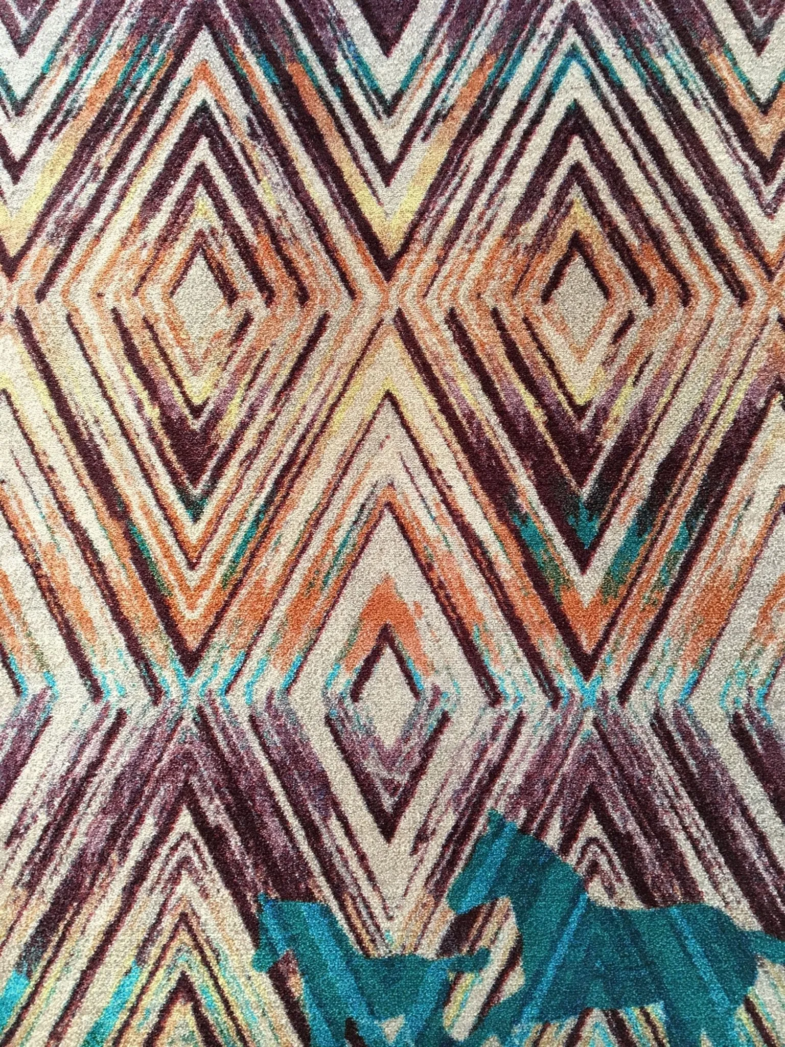 Horses on the Run Area Rug