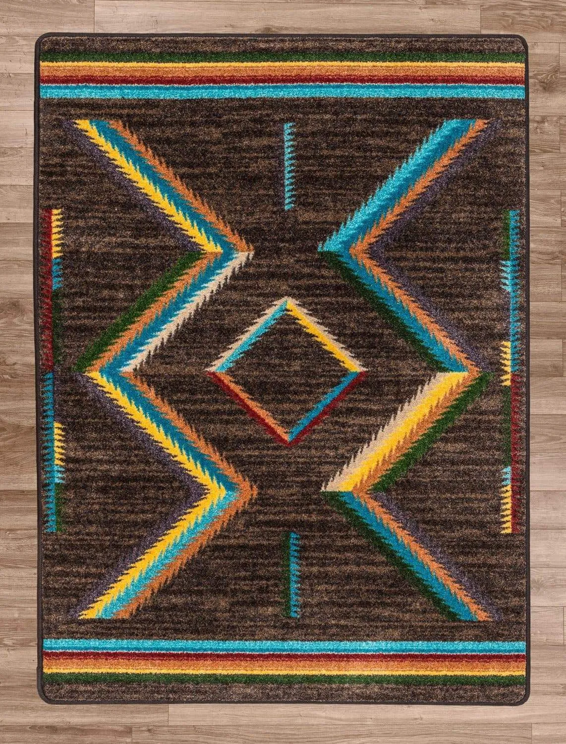 Hour Glass Bright Area Rugs