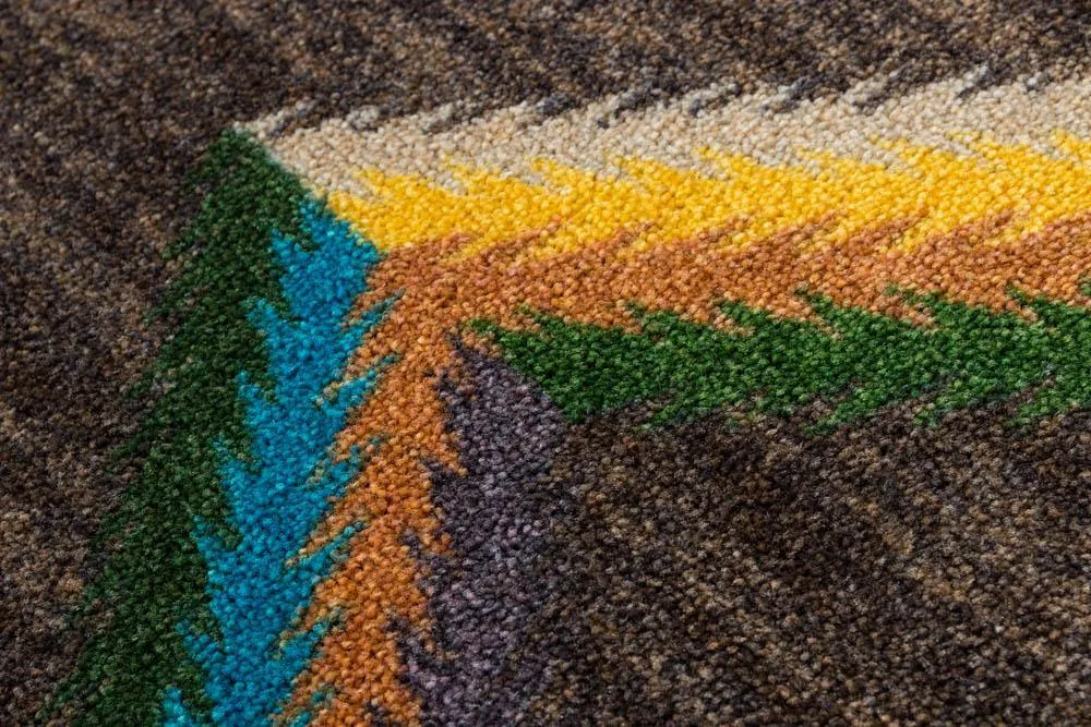 Hour Glass Bright Area Rugs