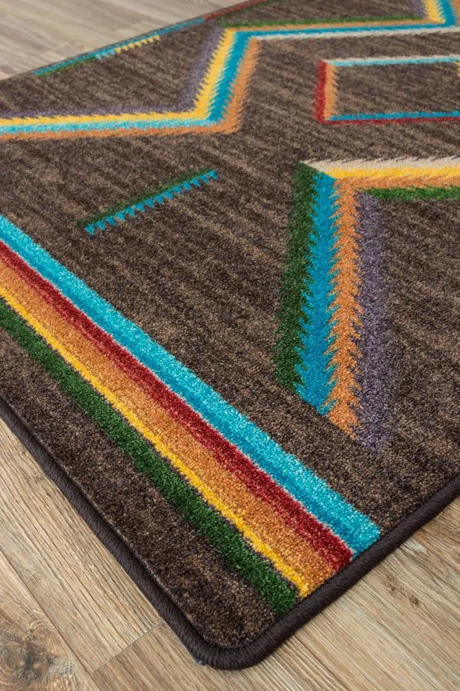 Hour Glass Bright Area Rugs