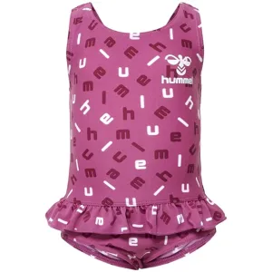 Hummel Red Violet/Bright White Filippa Swimsuit