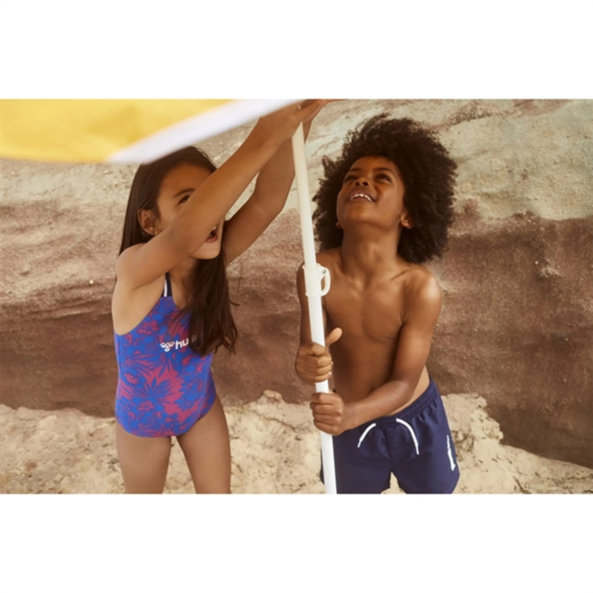 Hummel Zoey UV Swimsuit Red Violet