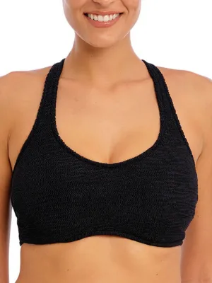 Ibiza Waves Bralette Bikini Top - Black