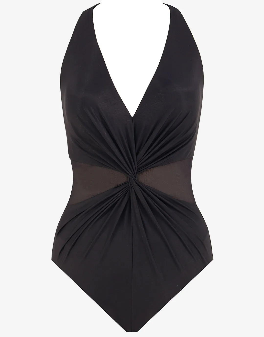 Illusionist Wrapture Swimsuit - Black