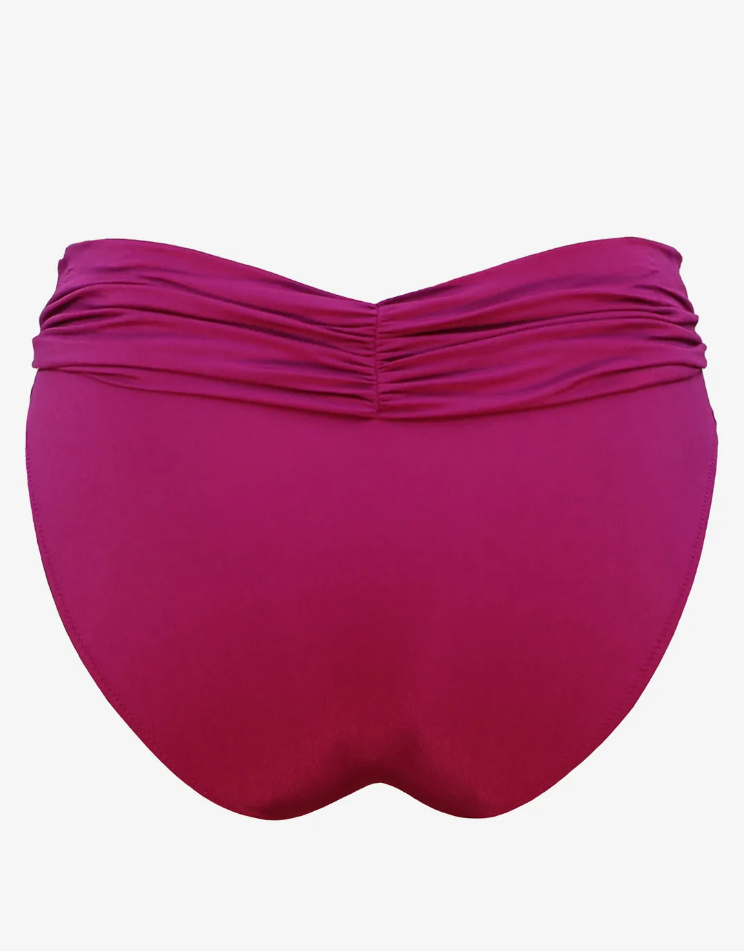 Impact Ruched Bikini Pant - Berry Glaze