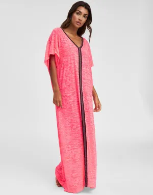 Inca Abaya Dress - Hot Pink