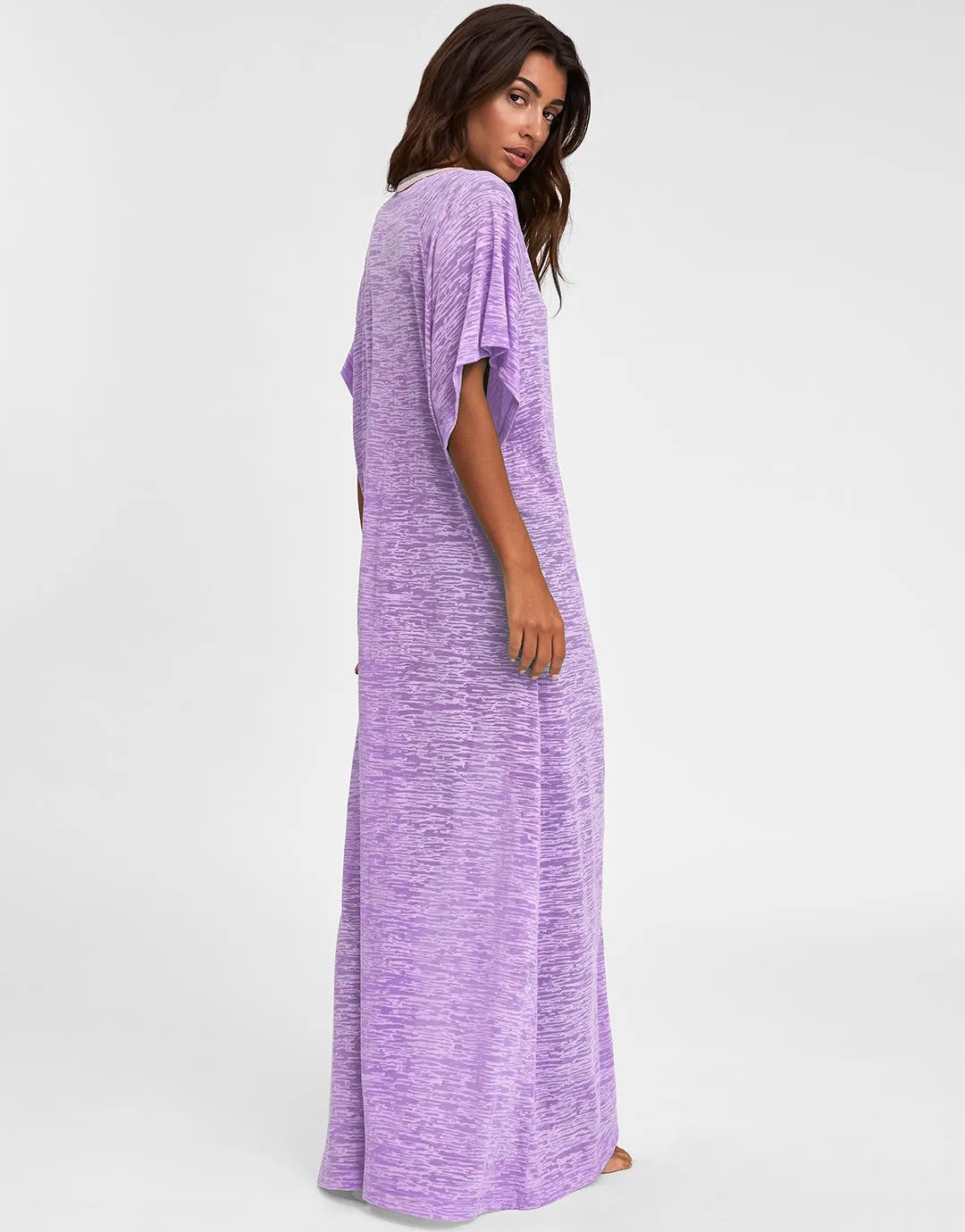 Inca Abaya Dress - Lavender