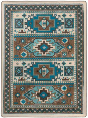 Indigo & Turquoise Rugs serving tray, cheese board
