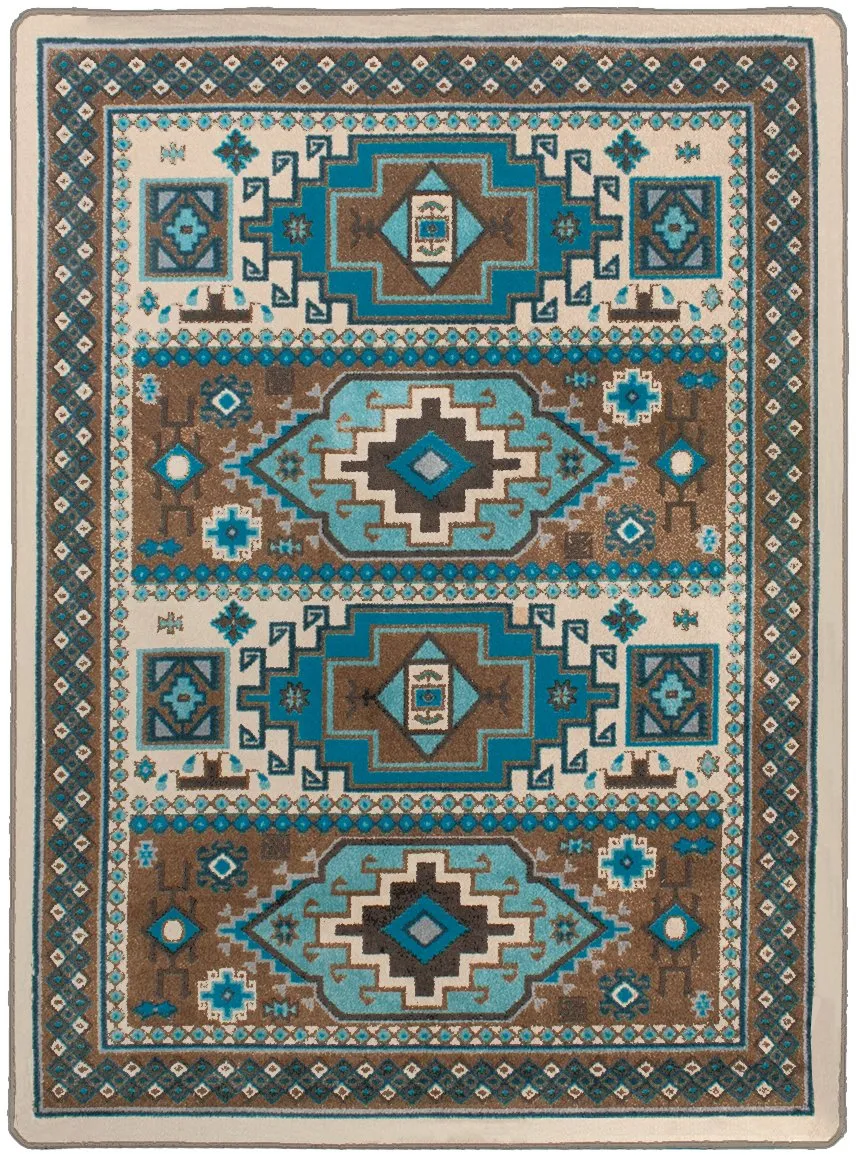 Indigo & Turquoise Rugs serving tray, cheese board