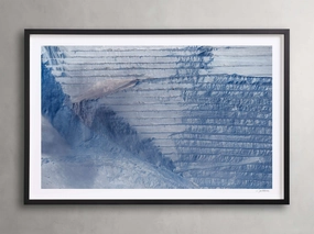 Inverted Mountain I Framed Print