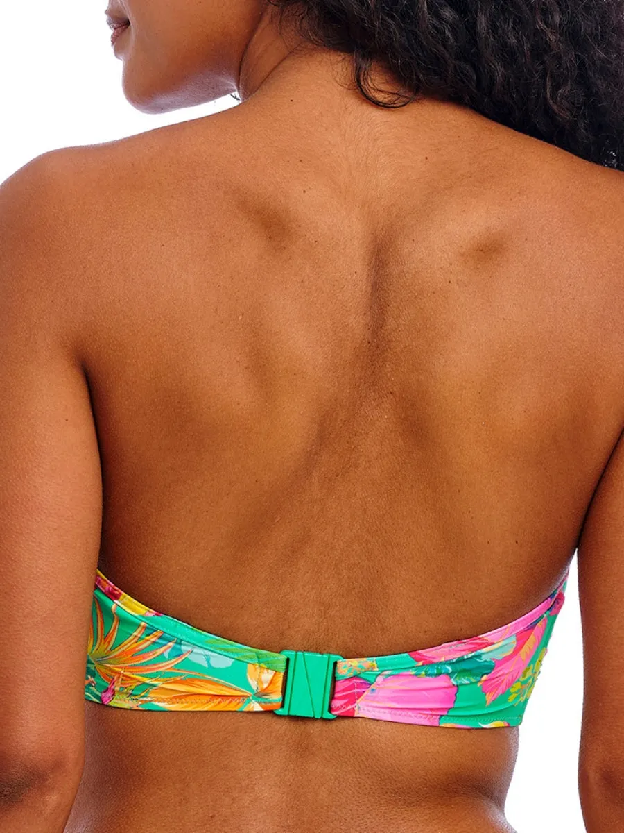 Isla Margarita Bandeau Bikini Top - Jade
