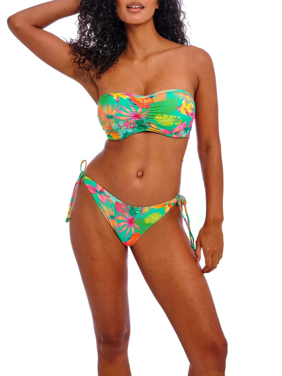 Isla Margarita Bandeau Bikini Top - Jade