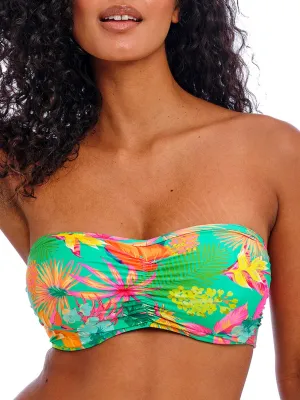 Isla Margarita Bandeau Bikini Top - Jade
