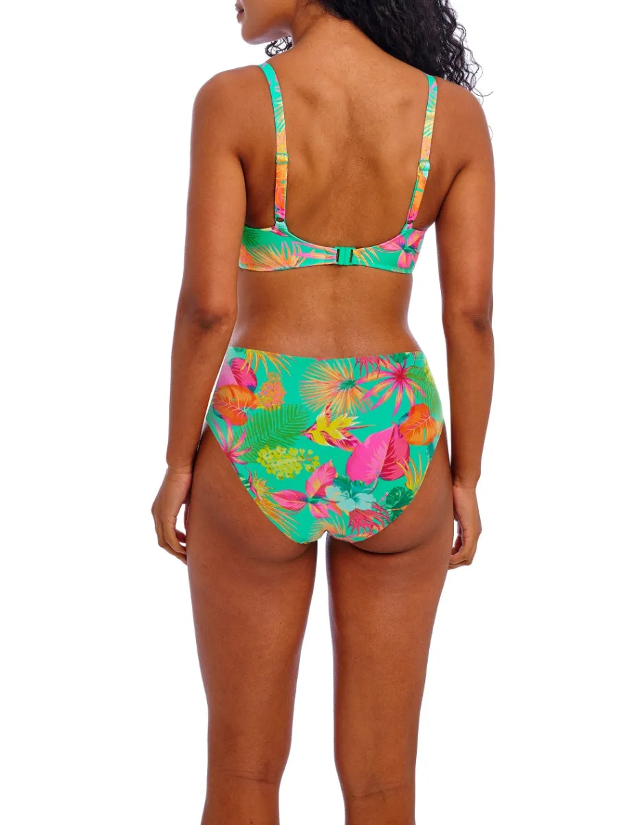 Isla Margarita Plunge Bikini Top - Jade