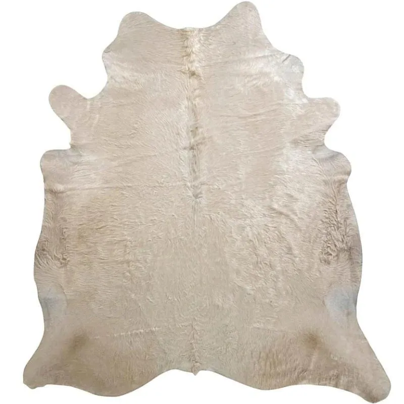 Ivory w/ Beige & Buttery Undertones Cowhide Rug USA rug, patriotic rug