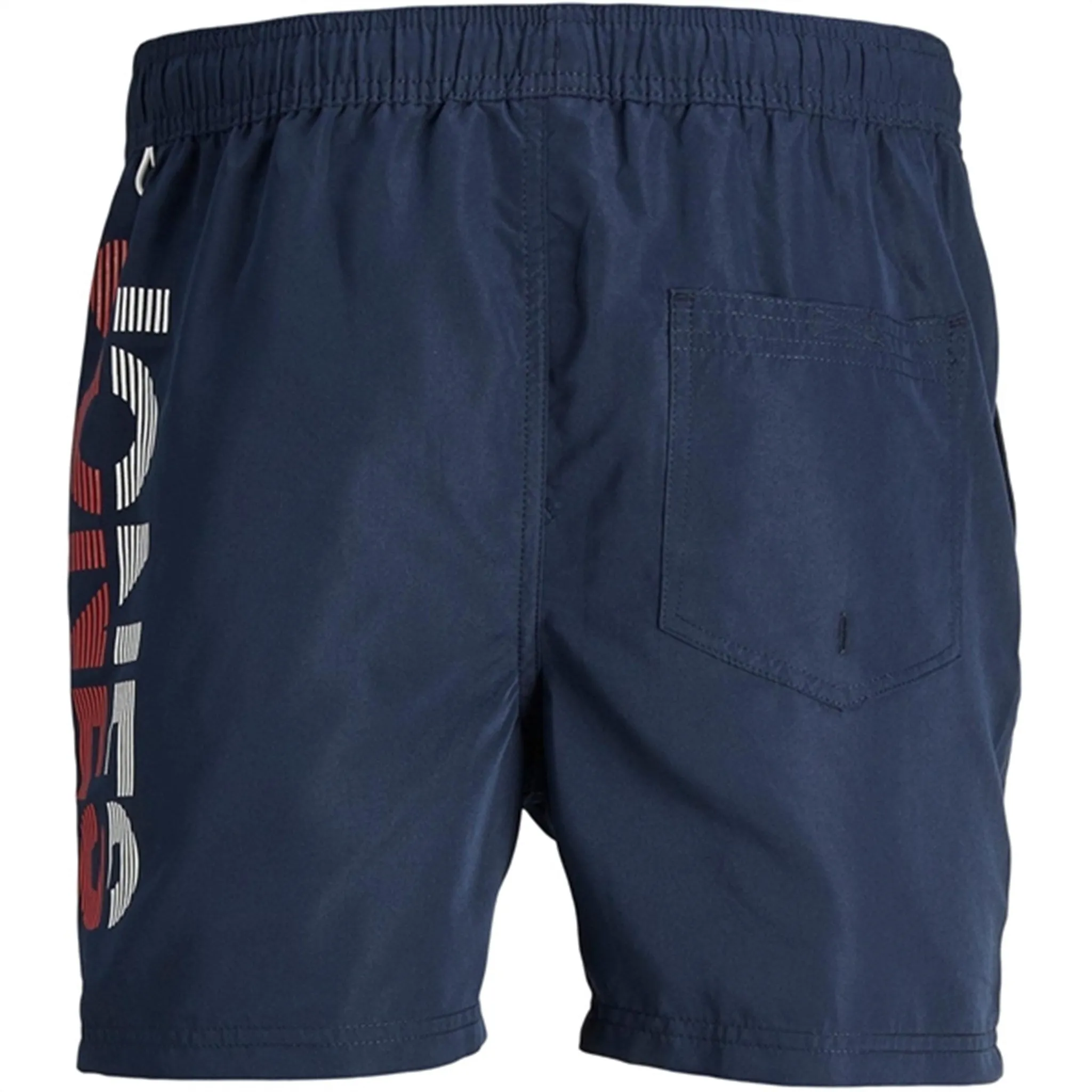 Jack & Jones Junior Navy Blazer Fiji Swim Trunks Spice Logo
