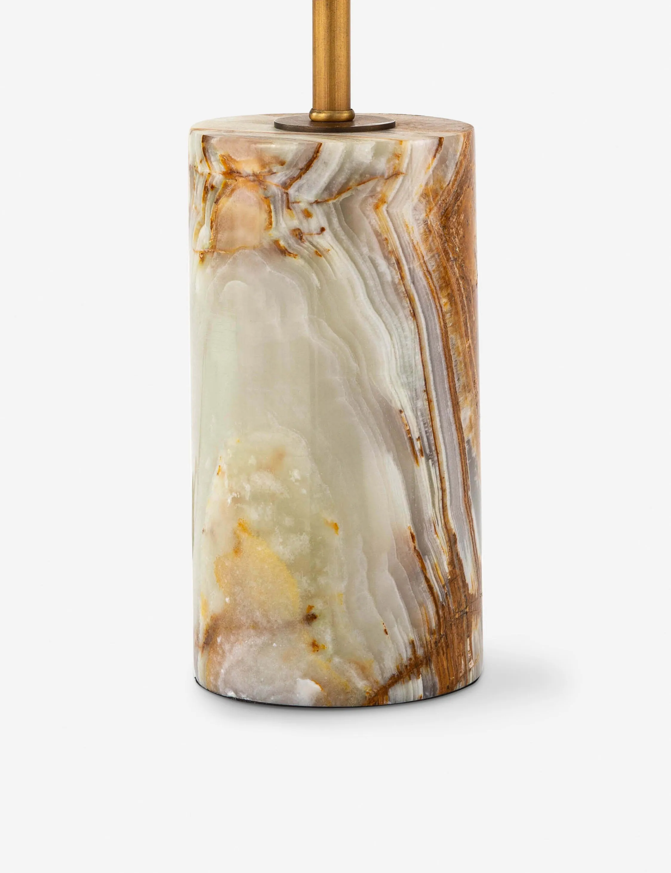Jade and Brass Mini Table Lamp by Regina Andrew