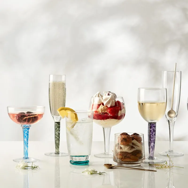 Jet Set of 2 champagne flutes, 240ml