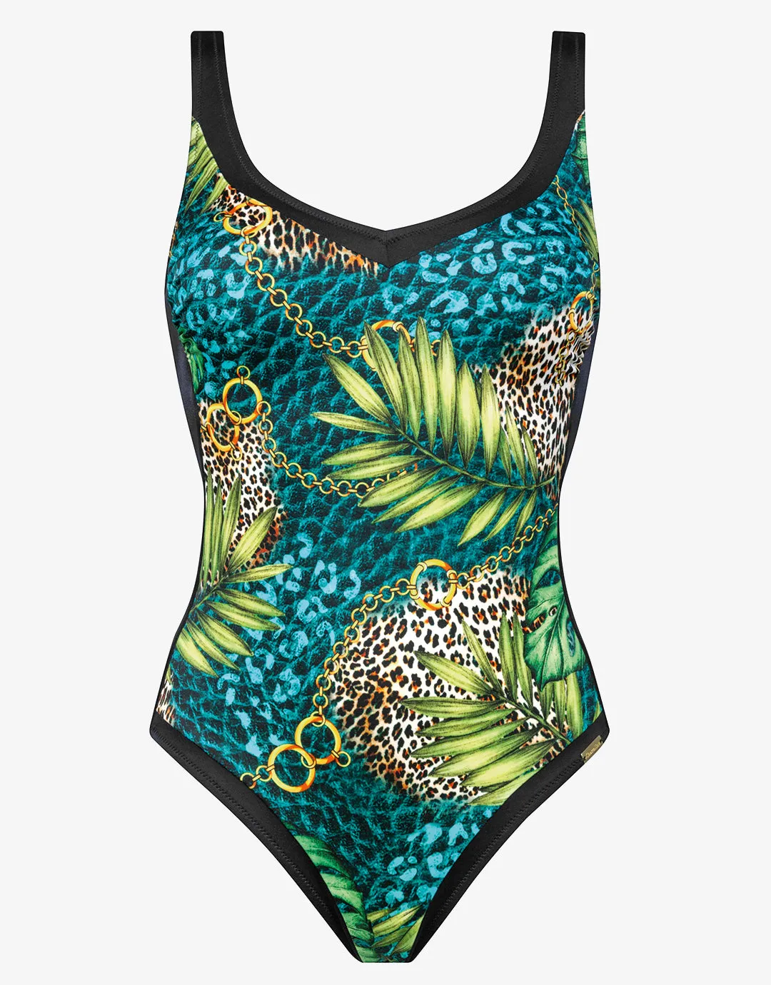 Jungle Jewels Moulded Swimsuit - Mangrove Forest